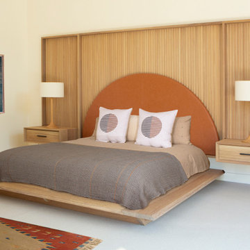 White Oak Platform Bed & Nightstands