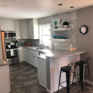 Modern Kitchen Remodel Done in the White Advantage Color