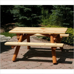 Moon Valley Nicholas Collection Child's Picnic Table - Outdoor Dining Tables
