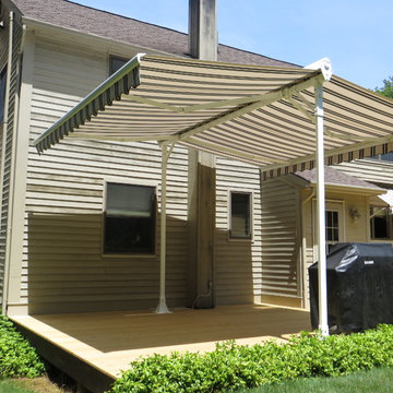 Double "Butterfly" Style Retractable Awning