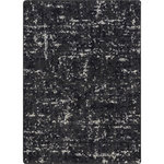 Joy Carpets - Joy Carpets WorkSpace Stretched Thin Area Rug, Onyx, 5'4" X 7'8" - If you're looking for something extraordinary for a distinctive interior space, fill the void with this uniquely designed, specialty area rug.  This rug expresses personal style and will maintain its original beauty in even the most active environments.