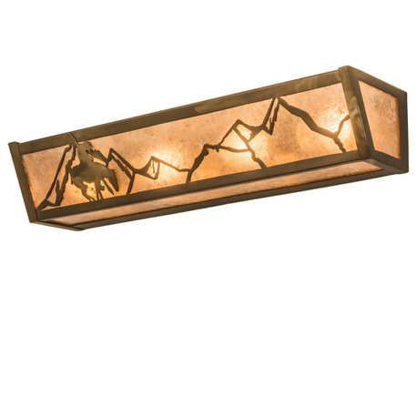 24 Wide Trails End Vanity Light