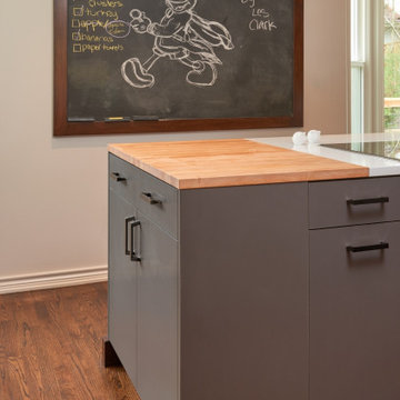 Slice of Orange Contemporary Kitchen