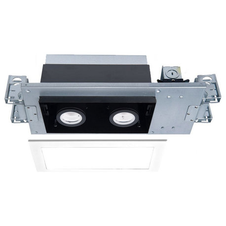 WAC Lighting MT-4215T-930-WTBK Silo Multiples - 18.5" 28W 3000K 2 LED New Constr