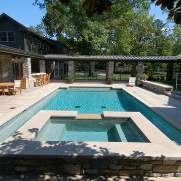 Lexington Residence in Historic Home with Pool and outdoor kitchen additions