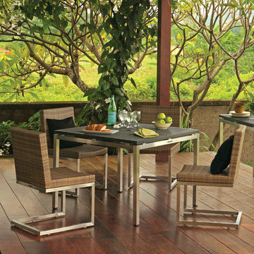 Outdoor Wicker Dining Chairs
