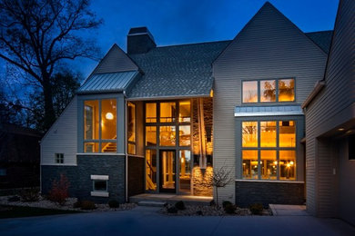 Transitional exterior home idea in Other