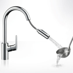 Hansgrohe Focus 2 Spray HighArc Kitchen Faucet - Kitchen Faucets