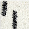 Apartment Therapy x Houzz Handmade Black and White Brushstroke Rug, 8'x10'