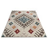 Well Woven Allegra Traditional Tribal Area Rug Natural 7'10" x 9'10" AL-02