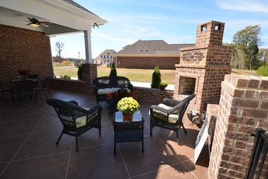 Example of a classic patio design in Other