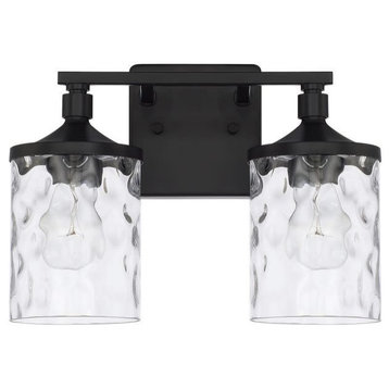 Capital Lighting 128821-451 Colton 2 Light 13"W Bathroom Vanity - Matte Black