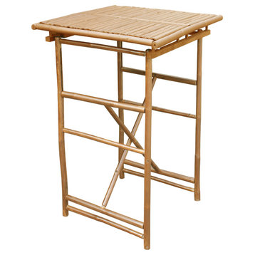 Bamboo High Square Table