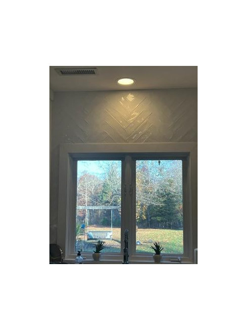 Grout Line Patterns Need advice on grout color to help my disappearing herringbone pattern ...