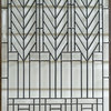 Frank Lloyd Wright "Tree Of Life" Beveled All Clear Stained Glass Panel 20 x 34
