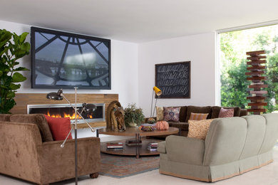 Inspiration for a living room remodel in Los Angeles