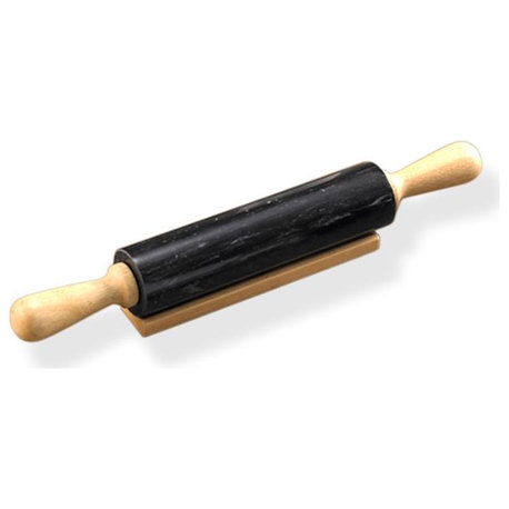EVCO International  Black Marble Deluxe Rolling Pin