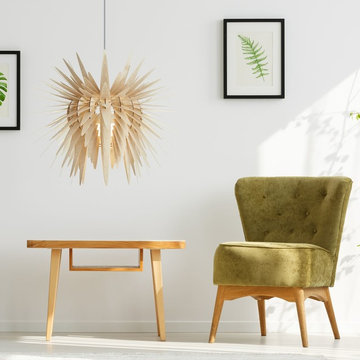 Teazzle | modern wood pendant light