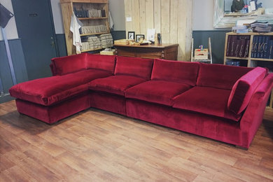 Bespoke handmade corner sofa