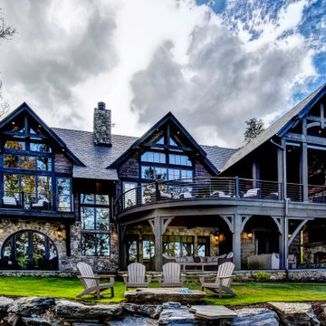 Modern Rustic Lake Home