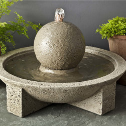 Campania Sphere Mini Series Fountain - Outdoor Fountain And Pond Accessories