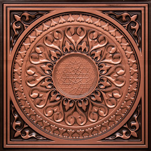 24 X24 Pvc Faux Tin Ceiling Tiles Glue Up Or Drop In Set Of 6