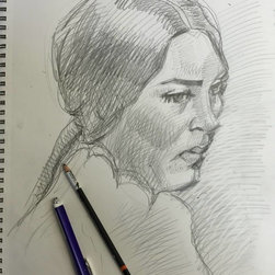 charcoal and graphite - Drawings And Illustrations