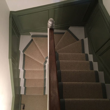 Stair Carpet Runner With Border