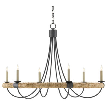 Currey and Company Six Light Chandelier 9000-0754