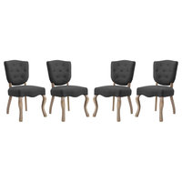 Array Dining Side Chair Set of 4, Gray
