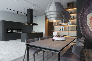 "ИНЖИР"- интерьер квартиры в современном стиле, 160 м.кв