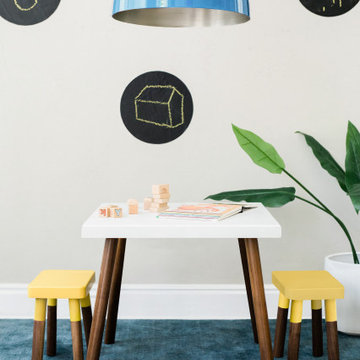 Teepee Toe Square Kids Table and Chairs