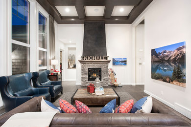 Living room - living room idea in Calgary