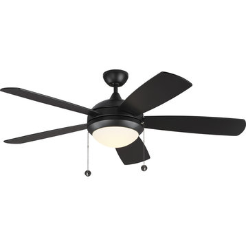 Monte Carlo Fans 5DIC52BKD-V1 Discus Classic - 52" Ceiling Fan with Light Kit