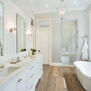 75 Most Popular Bathroom and Cloakroom with White Cabinets ...