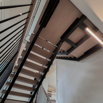 Project #122 | Freestanding Steel & Wood Staircase