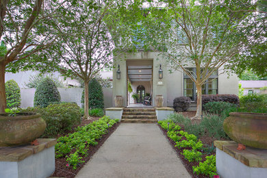 Example of a tuscan exterior home design in New Orleans