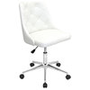 LumiSource Marche Office Chair, White