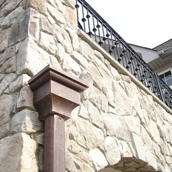 Copper K-Style Gutters - Roofing And Gutters