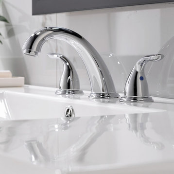 Widespread Bath Faucet,WF008-5, Chrome