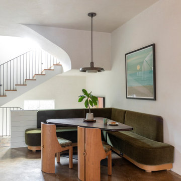 West Austin Banquette with Ruemmler Chairs