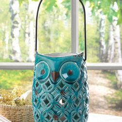 Blue Owl Lantern - Products