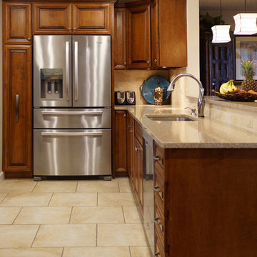 Beauty and Function in Transitional Kitchen