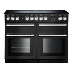 Falcon Nexus SE 110 Induction in Charcoal Black with satin chrome trim - Cooktops
