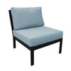 kathy ireland Madison Ave. 5 Piece Aluminum Patio Furniture Set 05d, Tranquil