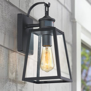 TRADITIONAL FILAMENT CLEAR GLASS WALL SCONCE GOOD FOR INDOOR AND OUTDOOR USE 