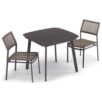 Eiland 36" Dining Set, Eiland 36" Dining Table, Eiland Side Chairs, Carbon Mocha