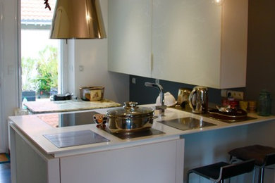 Idée de décoration pour une cuisine design.