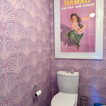 Pepper Home Wallpaper Installation -Restroom