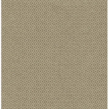 Hui Beige Paper Weave Wallpaper, Swatch